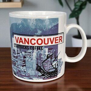 Starbucks City Mug Vancouver Skyline City Parks Large Coffee Cup Mug 1999